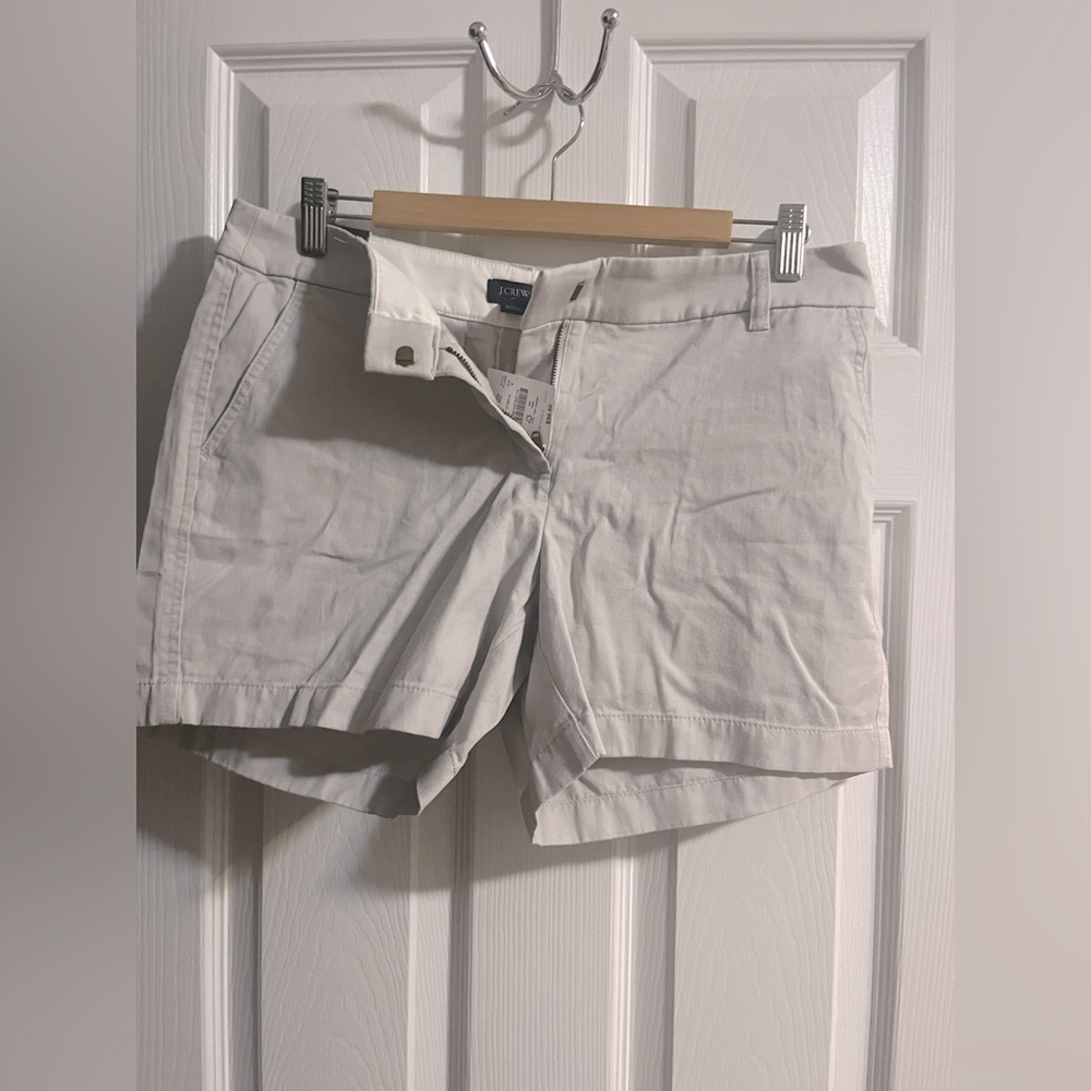 J. Crew Women's 5” Shorts NWT gray khaki